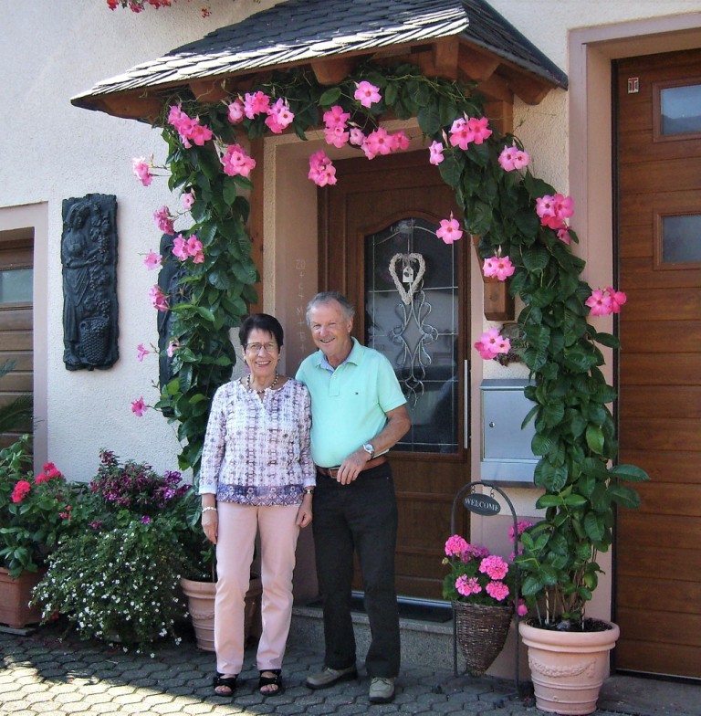 Gastgeber Horst und Gisela Clsserath